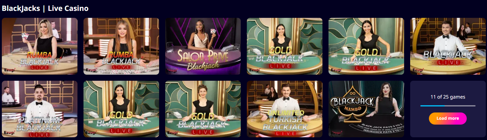 live casino Blackjack png